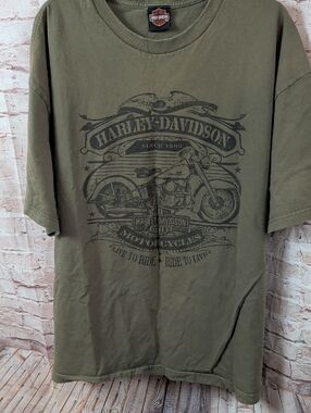Harley-Davidson Men’s Olive Graphic T-Shirt XXL